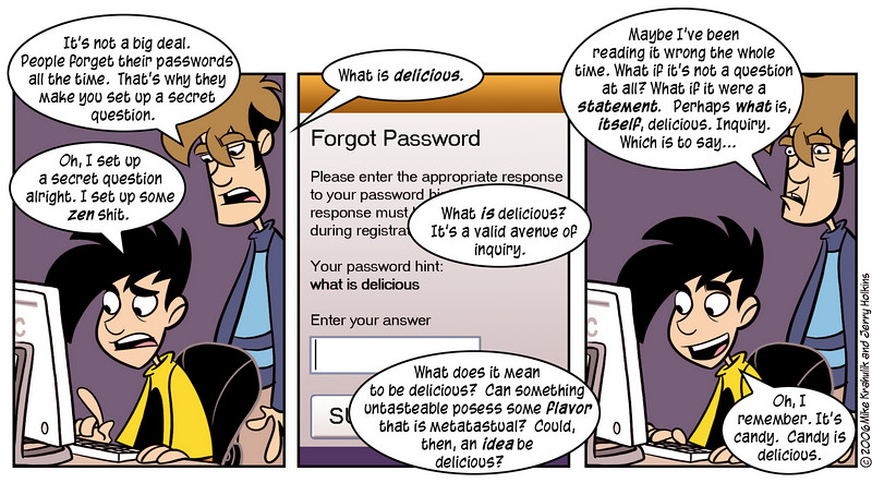 Illustration for article titled The Funniest Comics About Our Crappy Passwords